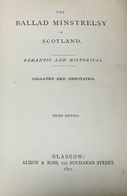 The Ballad Minstrelsy of Scotland - Romantic and Historical - Image 2