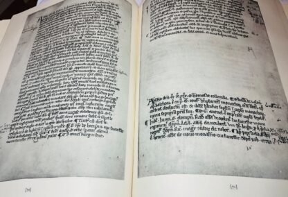 The Chronicle of Melrose from the Cottonian Manuscript, Faustina B.IX in the British Museum: A Complete and Full-Size Facsimile in Collotype. - Image 3