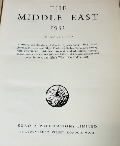 The Middle East 1953 - Image 2