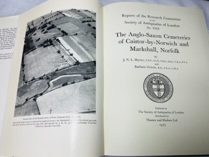 The Anglo-Saxon Cemeteries of Caistor-by-Norwich and Markshall, Norfolk [Society of Antiquaries Occasional Papers series: 30] - Image 3