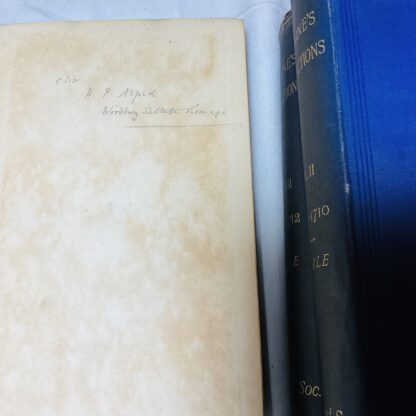 Remarks and Collections of Thomas Hearne, Suum Cuique [Three volume set] - Image 3
