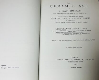 Jewitt's Ceramic Art of Great Britain, 1800-1900 - Image 3