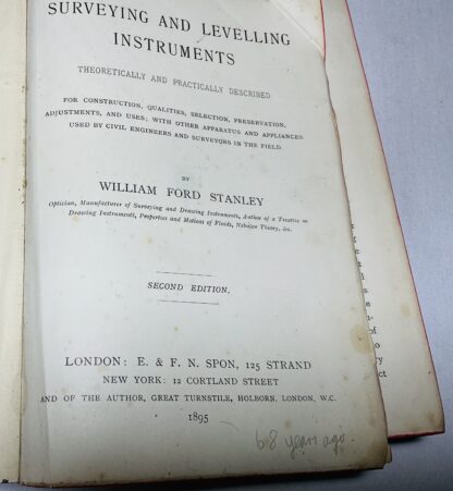Surveying and Levelling Instruments Theoretically and Practically Described, for Construction, Qualities, Selection, Preservation, Adjustments, and Uses: With Other Apparatus and Appliances Used by Civil Engineers and Surveyors in the Field. Second Edition - Image 2