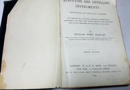Surveying and Levelling Instruments Theoretically and Practically Described, for Construction, Qualities, Selection, Preservation, Adjustments, and Uses: With Other Apparatus and Appliances Used by Civil Engineers and Surveyors in the Field. Second Edition - Image 3