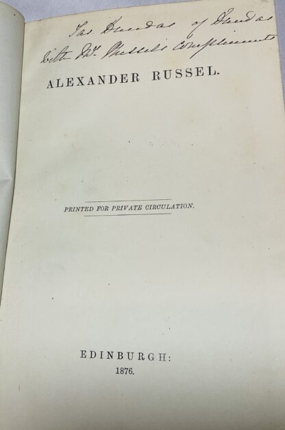 Alexander Russel [Editor of the Scotsman ] - Image 2