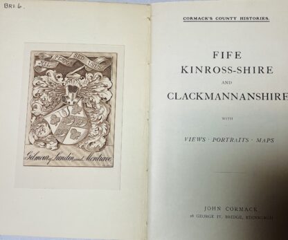 Fife, Kinross-shire and Clackmannanshire: With Views, Portraits, Maps. - Image 2