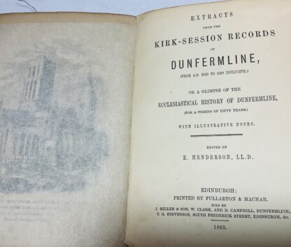 Extracts From the Kirk-Session Records of Dunfermline: [from A.D. 1640 to 1689 Inclusive] or a Glimpse of the Ecclesiastical History of Dunfermline, with Illustrative Notes - Image 4