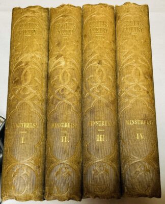 The Poetical Works of Sir Walter Scott:  Minstrelsy [set of 4 volumes]