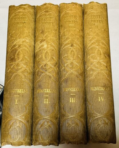 The Poetical Works of Sir Walter Scott:  Minstrelsy [set of 4 volumes]