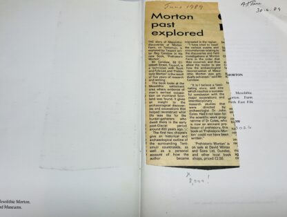 Prehistoric Morton : The story of the Mesolithic Discoveries at Morton Farm on Tentsmuir in North East Fife - Image 2