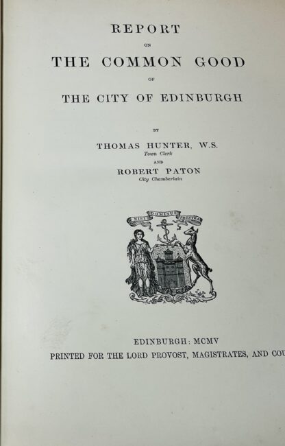 Report on the Common Good of the City of Edinburgh - Image 2