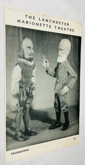 "SHAKES versus SHAV" Lanchester Marionette Theatre Programme