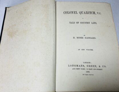 Colonel Quaritch, V.C. - A Tale Of Country Life - Image 3
