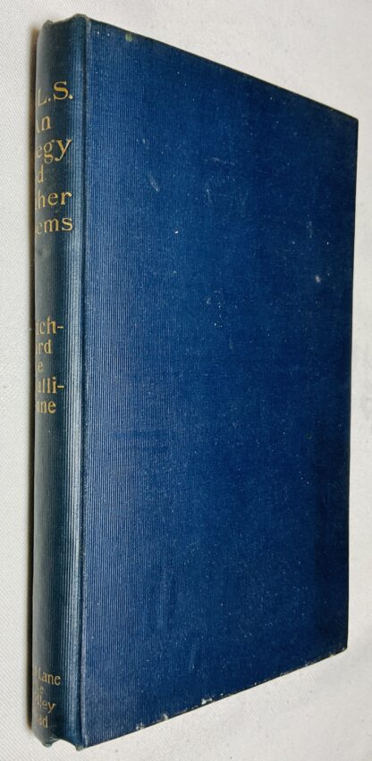 'Robert Louis Stevenson: An Elegy' and Other Poems, Mainly Personal