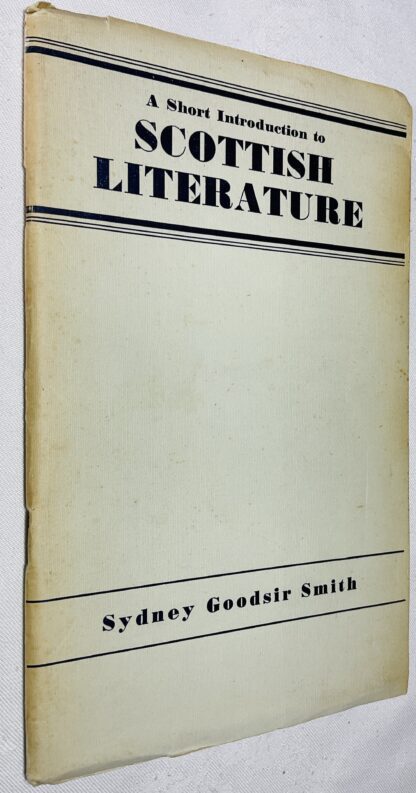 A Short Introduction to Scottish Literature