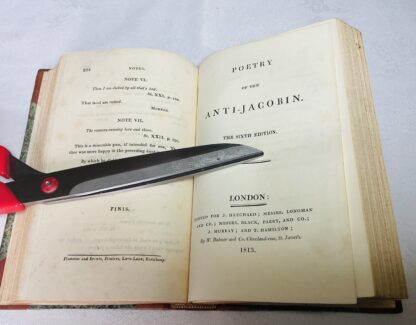 Jokeby, a Burlesque on Rokeby, A Poem in six Cantos by an Amateur of Fashion ; Bound with Poetry of the Anti-Jacobin - Image 4