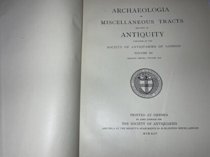Archaeologia or Miscellaneous Tracts Relating to Antiquity. Volume XC - Image 2