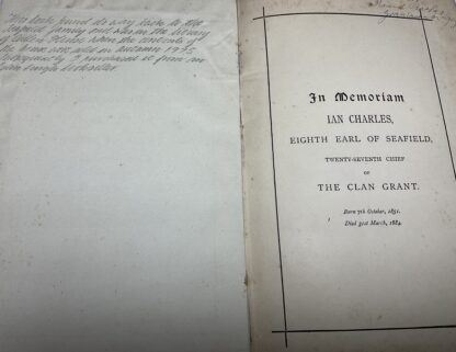 In Memoriam; Ian Charles, Eighth Earl of Seafield, Twenty-Seventh Chief of the Clan Grant - Image 4