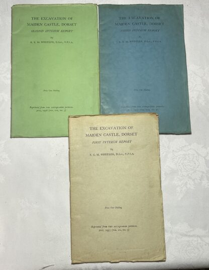 The Excavations of Maiden Castle, Dorset: First, Second, and Third Interim Reports [Three volumes]