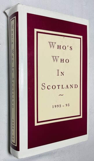 Who's Who in Scotland 1992-1993
