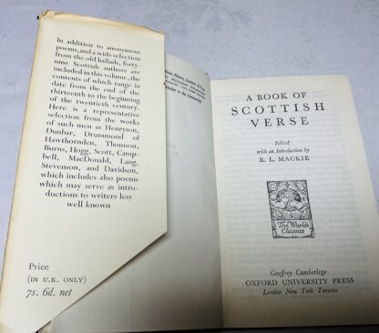 A Book of Scottish Verse - Image 2