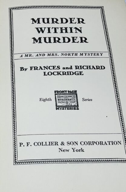 Murder Within Murder: A Mr & Mrs North Mystery - Image 2