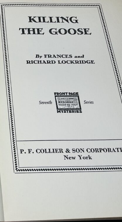 Killing the Goose: A Mr & Mrs North Mystery - Image 3