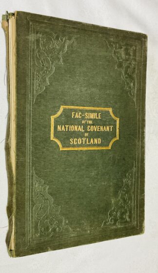 Facsimile of the National Covenant of Scotland