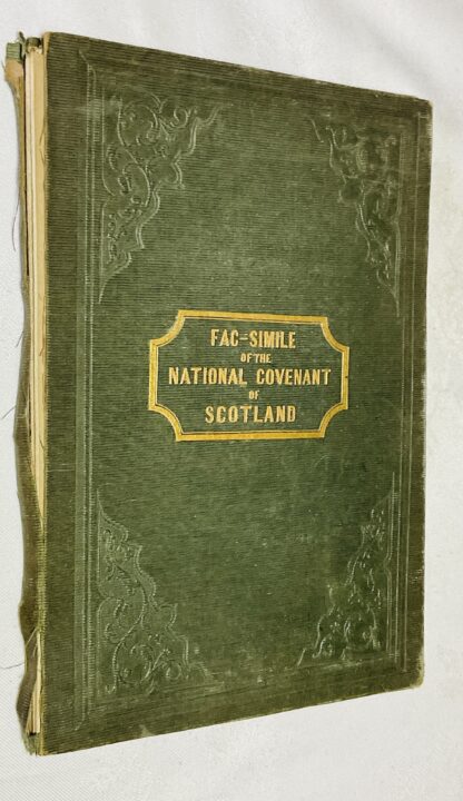 Facsimile of the National Covenant of Scotland