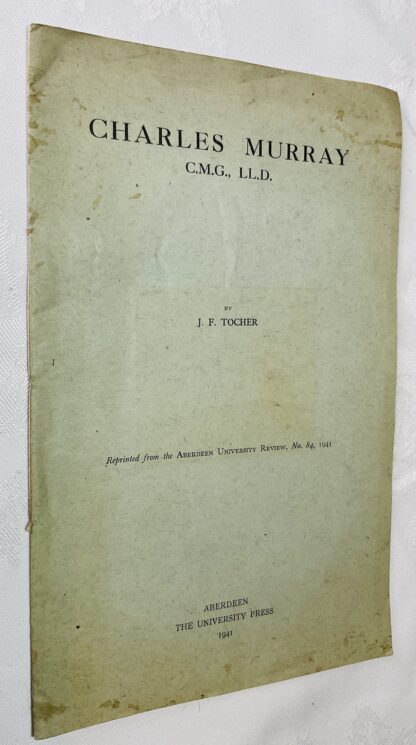 Charles Murray CMG, LL.D
