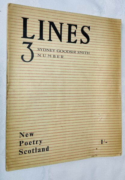 Lines Review 3: Sydney Goodsir Smith number