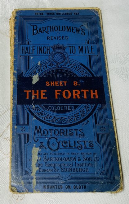 Bartholomew's Revised Half-Inch  to Mile Map: Sheet 8 The Forth