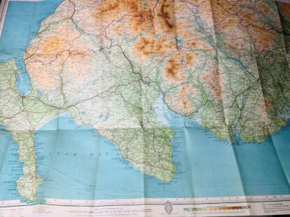 Bartholomew's Revised Half Inch Contoured Maps : Sheet 37 Galloway - Image 3
