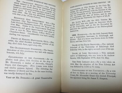 Edinburgh in the Nineteenth Century: Being a Diary of the Chief Events Which Have Occurred in the City from 1800 A.D. to 1900 A.D. - Image 4