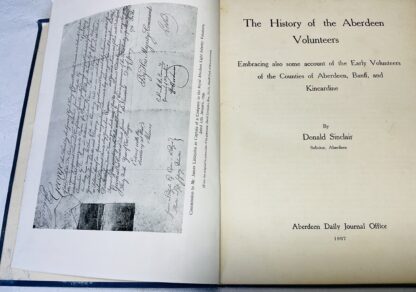 The History of the Aberdeen Volunteers: Embracing Also Some Account of the Early Volunteers of the Counties of Aberdeen, Banff, and Kincardine - Image 2