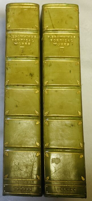 The Poetical Works of Robert Browning, with Portraits [Two Volume set]