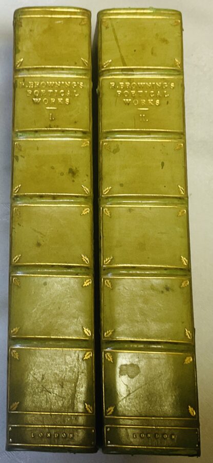 The Poetical Works of Robert Browning, with Portraits [Two Volume set]