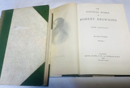 The Poetical Works of Robert Browning, with Portraits [Two Volume set] - Image 4