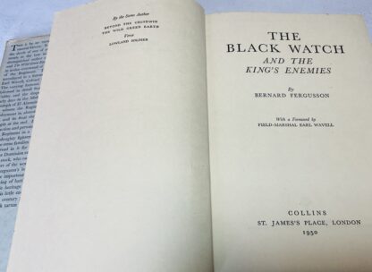 The Black Watch And The King's Enemies [With a Foreword by Field Marshal Earl Wavell] - Image 2