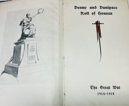 Denny And Dunipace Roll Of Honour: The Great War 1914-1918 - Image 2