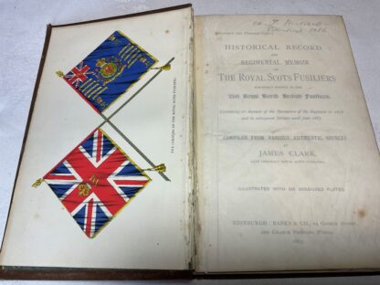Historical Record and Regimental Memoir of The Royal Scots Fusiliers Formerly Known as the 21st Royal North British Fusiliers. Containing and Account of the Formation of the Regiment in 1678 and its Subsequent Services until June 1885. - Image 2
