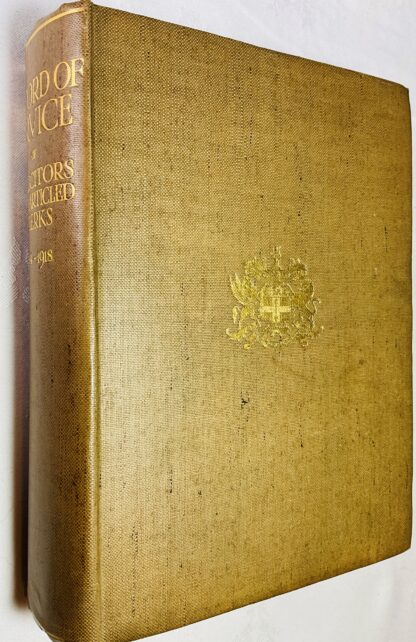 Record of Service of Solicitors and Articled Clerks with His Majesty's Forces, 1914-1918