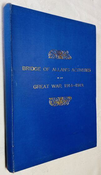 Bridge of Allan's Activities in the Great War, 1914-1919