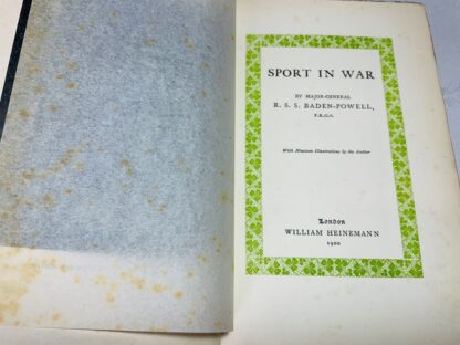 Sport in War: With Nineteen Illustrations by the Author - Image 2
