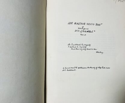 The Journal of Sir Walter Scott  [2 volumes ] - Image 2