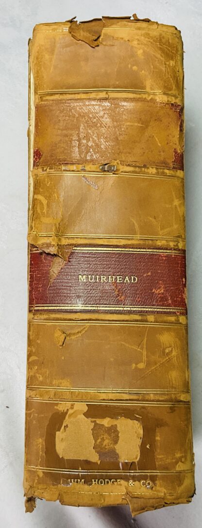 The law and practice relating to municipal and police government in burghs in Scotland : consisting of the text of the Town Councils (Scotland) Acts, 1900 and 1903, and the Burgh Police (Scotland) Acts, 1892 to 1903, with notes