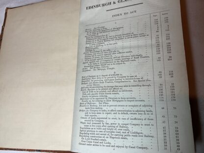 Edinburgh and Glasgow Railway Acts 1838-1847 - Image 3