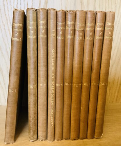 Classical Association of Scotland:Proceedings 1902 - 1913 [10 volumes in series]