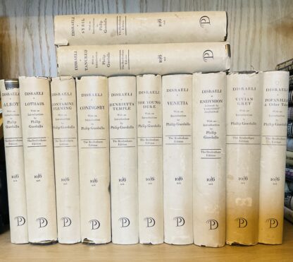 The Novels of Benjamin Disraeli:  Bradenham Edition [Full 12 Volume Set in Dustjackets]