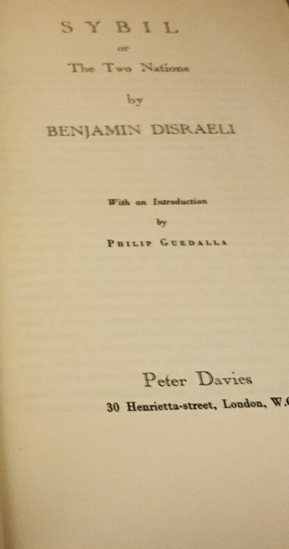 The Novels of Benjamin Disraeli:  Bradenham Edition [Full 12 Volume Set in Dustjackets] - Image 3